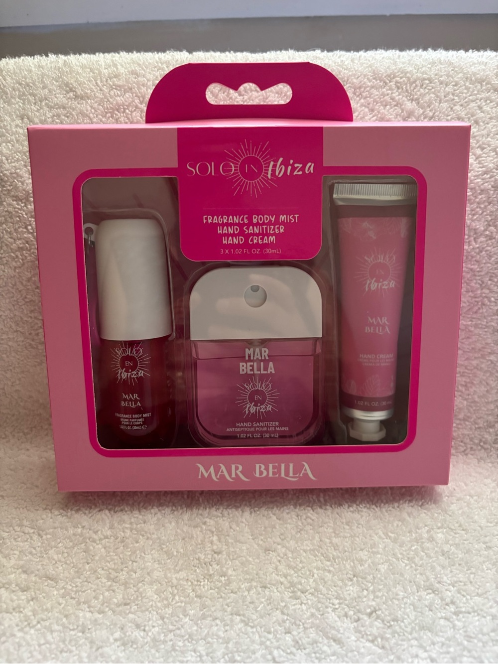 New solo en Ibiza 3 piece gift set Marbella